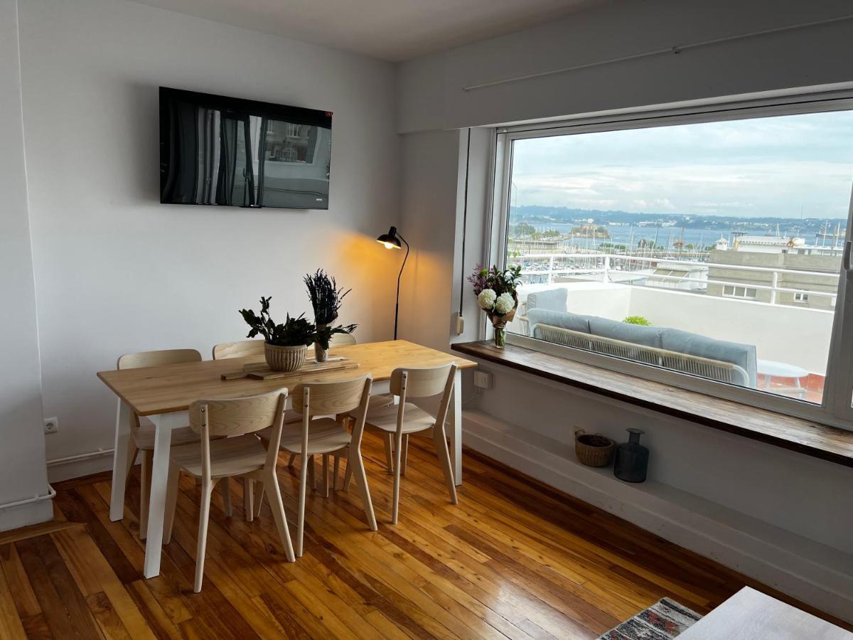 Atico Con Dos Terrazas E Increibles Vistas En Pleno Centro De A Coruña Exterior foto